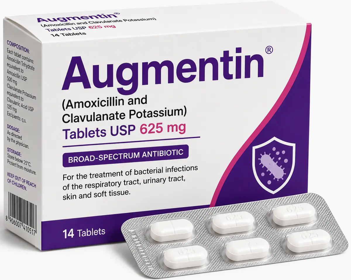Augmentin (Amoxicillina + Acido clavulanico)