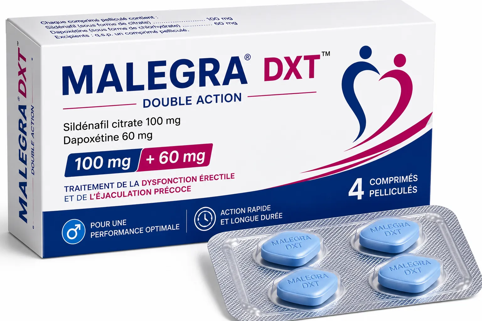 Malegra DXT (Sildenafil + Duloxetina)