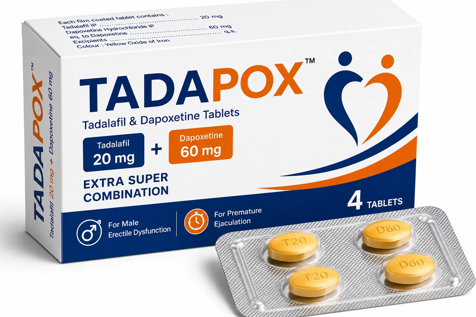 Tadapox (Tadalafil + Dapoxetina)